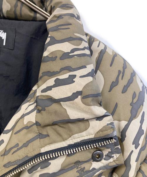 stussy（ステューシー）stussy (ステューシー) ダウンジャケット オリーブ サイズ:Lの古着・服飾アイテム