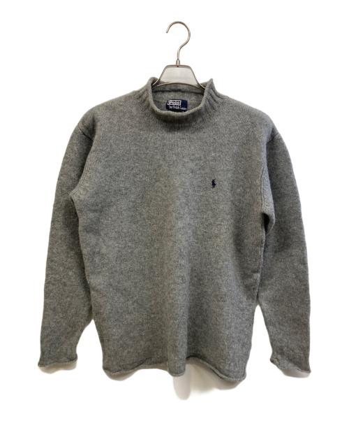 POLO RALPH LAUREN（ポロ・ラルフローレン）POLO RALPH LAUREN (ポロ・ラルフローレン) 厚手ニット グレー サイズ:FREEの古着・服飾アイテム