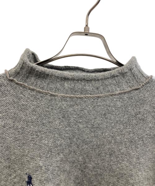 POLO RALPH LAUREN（ポロ・ラルフローレン）POLO RALPH LAUREN (ポロ・ラルフローレン) 厚手ニット グレー サイズ:FREEの古着・服飾アイテム