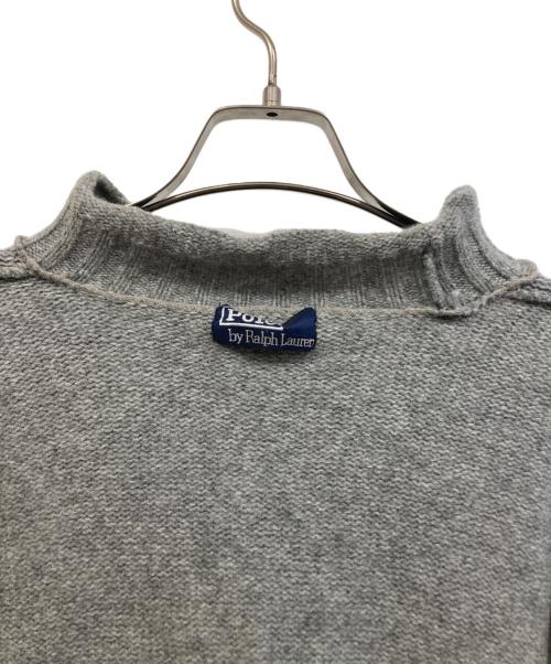 POLO RALPH LAUREN（ポロ・ラルフローレン）POLO RALPH LAUREN (ポロ・ラルフローレン) 厚手ニット グレー サイズ:FREEの古着・服飾アイテム