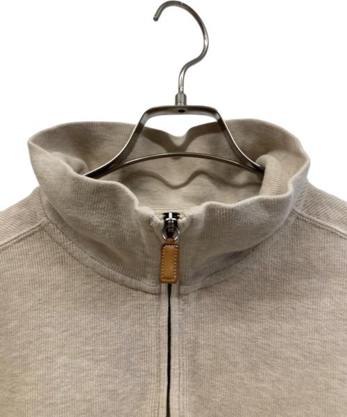 POLO RALPH LAUREN（ポロ・ラルフローレン）POLO RALPH LAUREN (ポロ・ラルフローレン) ハーフジップスウェット ベージュ サイズ:XXLの古着・服飾アイテム
