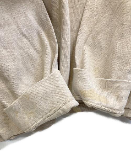 POLO RALPH LAUREN（ポロ・ラルフローレン）POLO RALPH LAUREN (ポロ・ラルフローレン) ハーフジップスウェット ベージュ サイズ:XXLの古着・服飾アイテム