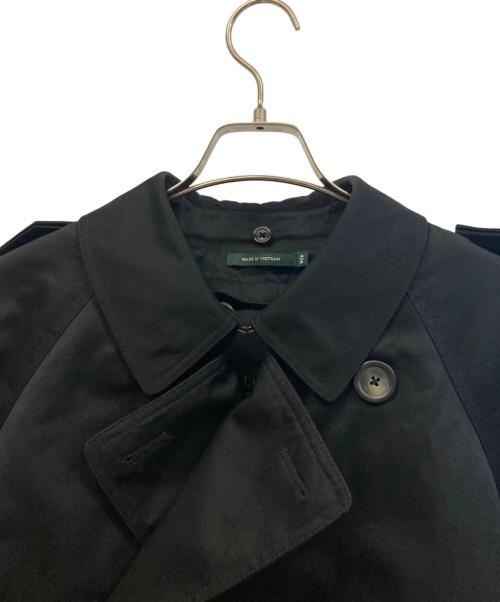 LAUREN RALPH LAUREN（ローレン ラルフ ローレン）LAUREN RALPH LAUREN (ローレン ラルフ ローレン) トレンチコート ブラック サイズ:42Rの古着・服飾アイテム