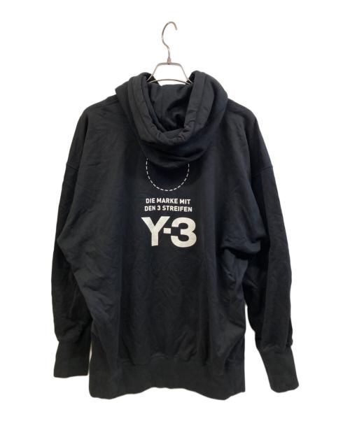 Y-3（ワイスリー）Y-3 (ワイスリー) adidas (アディダス) プルオーバーパーカー ブラック サイズ:Lの古着・服飾アイテム