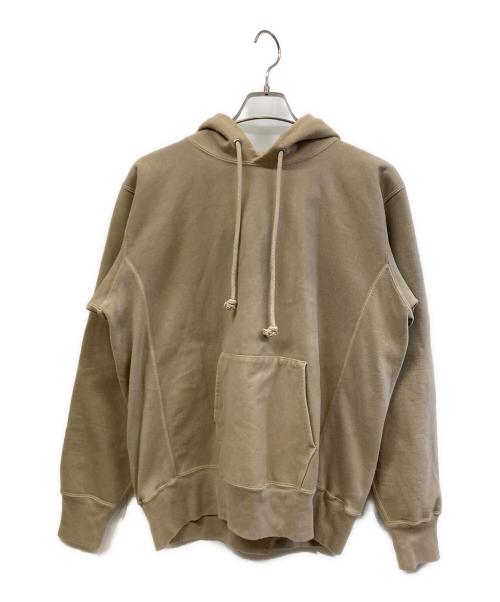 AURALEE（オーラリー）AURALEE (オーラリー) プルオーバーパーカー ベージュ サイズ:3の古着・服飾アイテム