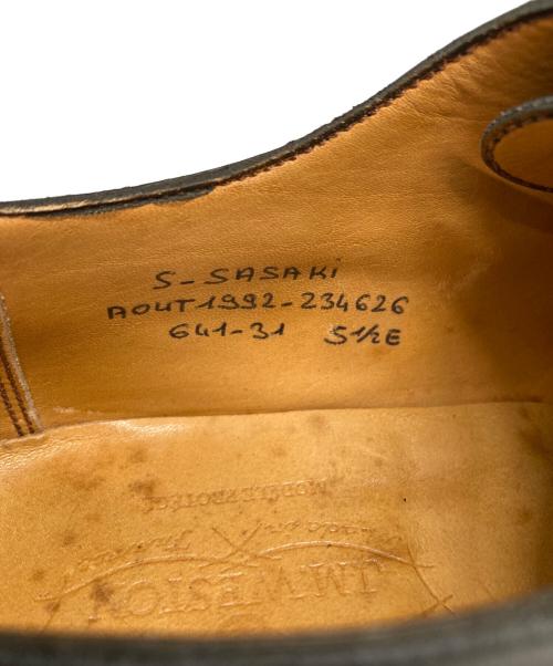J.M.WESTON（ジェイエムウエストン）J.M.WESTON (ジェイエムウエストン) Uチップシューズ グリーン サイズ:5 1/2Eの古着・服飾アイテム