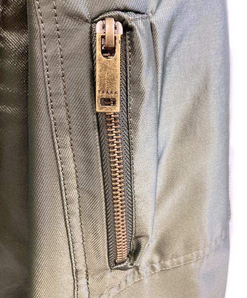 TAAKK（ターク）TAAKK (ターク) ミリタリージャケット グリーン×ブラック サイズ:3の古着・服飾アイテム