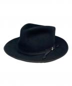 STETSONステットソン）の古着「ハット」｜ブラック