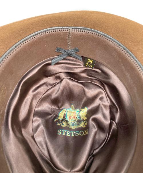 STETSON（ステットソン）STETSON (ステットソン) ハット ブラウンの古着・服飾アイテム