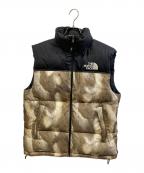 THE NORTH FACE×SUPREMEザ ノース フェイス×シュプリーム）の古着「ダウンベスト」｜ブラウン×ブラック