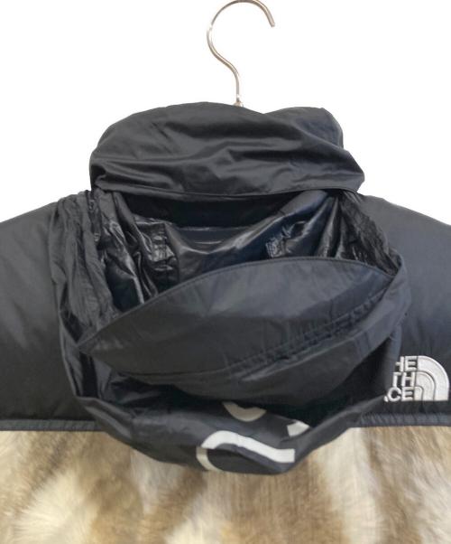 THE NORTH FACE（ザ ノース フェイス）THE NORTH FACE (ザ ノース フェイス) SUPREME (シュプリーム) ダウンベスト ブラウン×ブラック サイズ:Mの古着・服飾アイテム