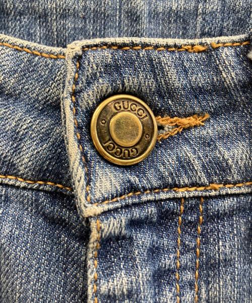 GUCCI（グッチ）GUCCI (グッチ) センターシームデニムパンツ インディゴ サイズ:36の古着・服飾アイテム