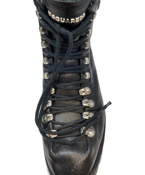 DSQUARED2（ディースクエアード）DSQUARED2 (ディースクエアード) レースアップブーツ ブラック サイズ:25の古着・服飾アイテム