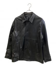 JOURNAL STANDARD（ジャーナルスタンダード）の古着「シープレザージャケット」｜ブラック