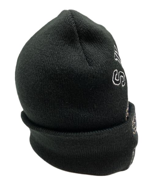 SUPREME（シュプリーム）SUPREME (シュプリーム) ニット帽 ブラックの古着・服飾アイテム