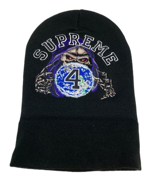 SUPREME（シュプリーム）SUPREME (シュプリーム) ニット帽 ブラックの古着・服飾アイテム