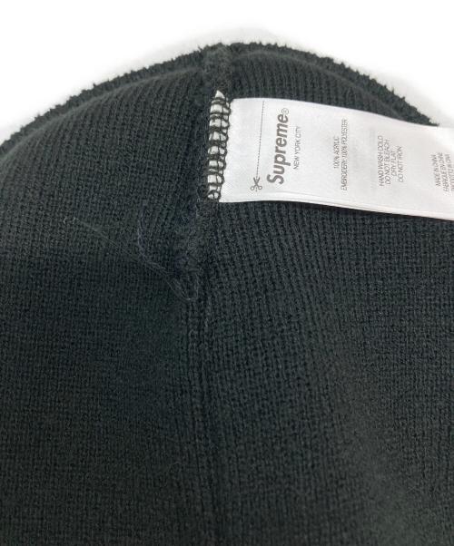 SUPREME（シュプリーム）SUPREME (シュプリーム) ニット帽 ブラックの古着・服飾アイテム