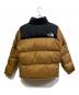 中古・古着 THE NORTH FACE (ザ ノース フェイス) ダウンジャケット ブラウン×ブラック サイズ:XL：18000円