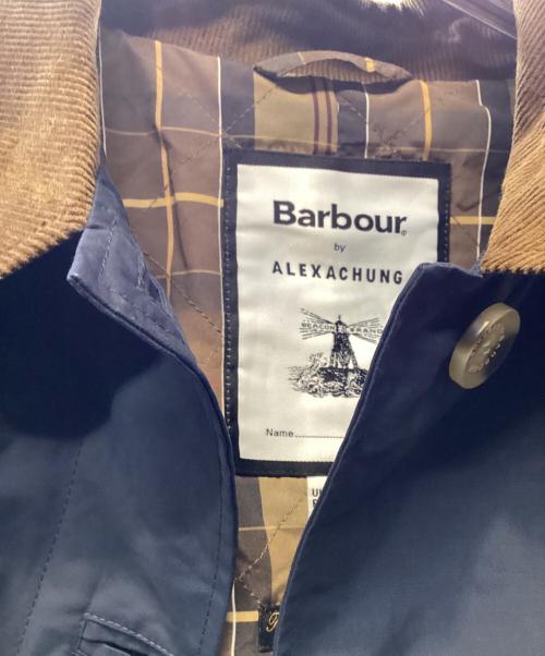 Barbour（バブアー）Barbour (バブアー) ALEXACHUNG (アレクサチャン) ステンカラーコート ネイビー サイズ:UK10の古着・服飾アイテム