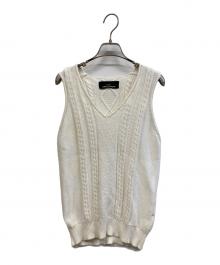 tricot COMME des GARCONS（トリココムデギャルソン）の古着「ニットベスト」｜ホワイト