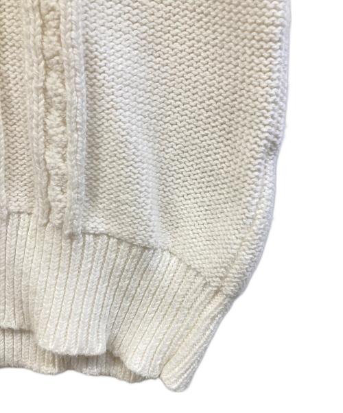 tricot COMME des GARCONS（トリココムデギャルソン）tricot COMME des GARCONS (トリココムデギャルソン) ニットベスト ホワイト サイズ:Mの古着・服飾アイテム