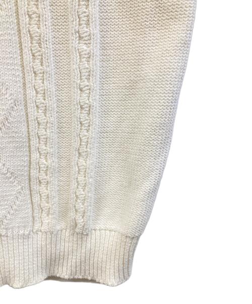 tricot COMME des GARCONS（トリココムデギャルソン）tricot COMME des GARCONS (トリココムデギャルソン) ニットベスト ホワイト サイズ:Mの古着・服飾アイテム