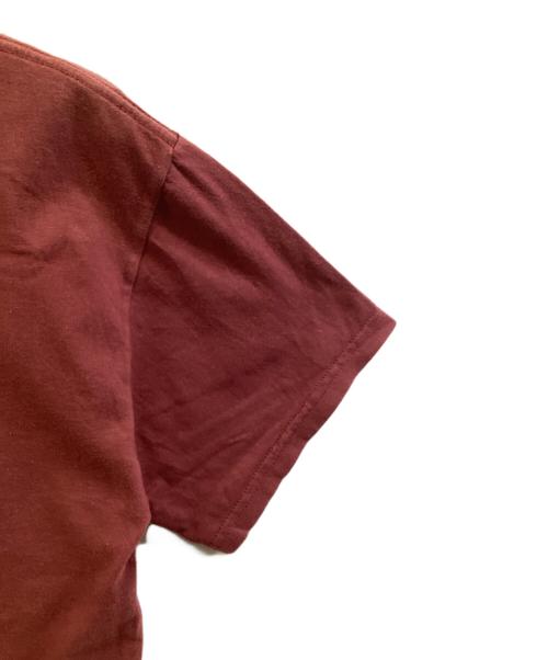 M&O（エムアンドオー）M&O (エムアンドオー) 半袖カットソー レッド サイズ:Mの古着・服飾アイテム