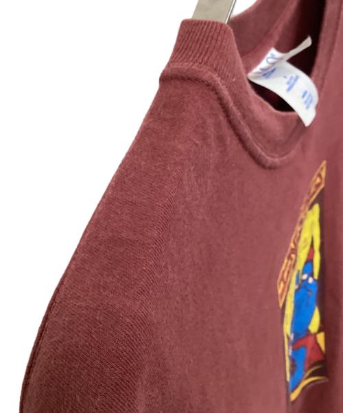 M&O（エムアンドオー）M&O (エムアンドオー) 半袖カットソー レッド サイズ:Mの古着・服飾アイテム
