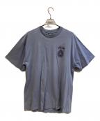 stussyステューシー）の古着「半袖カットソー」｜ブルー