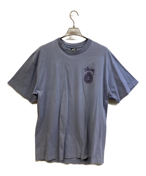 stussy（ステューシー）stussy (ステューシー) 半袖カットソー ブルー サイズ:XLの古着・服飾アイテム