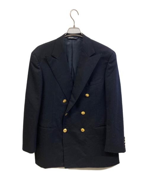 POLO RALPH LAUREN（ポロ・ラルフローレン）POLO RALPH LAUREN (ポロ・ラルフローレン) 金釦ダブルブレストジャケット ブラック サイズ:B6の古着・服飾アイテム