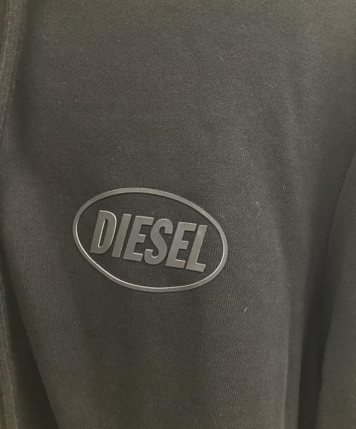 DIESEL（ディーゼル）DIESEL (ディーゼル) ジップパーカー ブラック サイズ:XLの古着・服飾アイテム