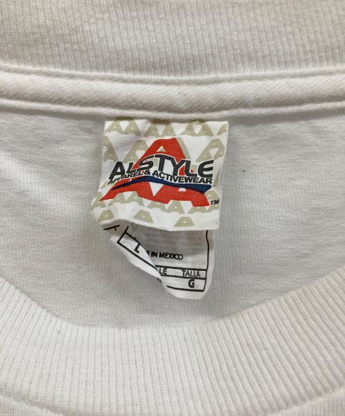 ALSTYLE APPAREL & ACTIVEWEAR（アレスタイルアパレル＆アクティブウェア）ALSTYLE APPAREL & ACTIVEWEAR (アレスタイルアパレル＆アクティブウェア) 半袖カットソー ホワイト サイズ:Lの古着・服飾アイテム