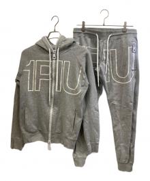 1PIU1UGUALE3 RELAX（ウノピゥウノウグァーレトレ リラックス）の古着「セットアップ」｜ライトグレー