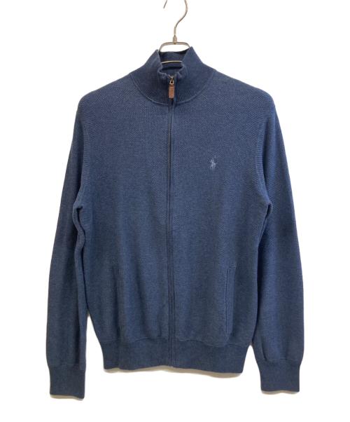 POLO RALPH LAUREN（ポロ・ラルフローレン）POLO RALPH LAUREN (ポロ・ラルフローレン) 厚手ニット ブルー サイズ:Mの古着・服飾アイテム
