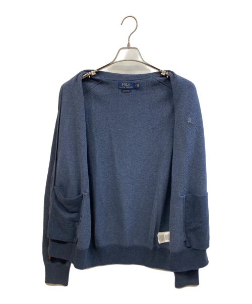 POLO RALPH LAUREN（ポロ・ラルフローレン）POLO RALPH LAUREN (ポロ・ラルフローレン) 厚手ニット ブルー サイズ:Mの古着・服飾アイテム