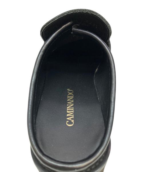 Caminando（カミナンド）Caminando (カミナンド) スリッポン ブラック サイズ:6の古着・服飾アイテム