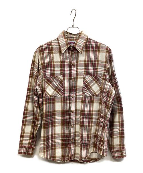 big mac（ビッグマック）big mac (ビッグマック) 長袖シャツ ブラウン サイズ:Mの古着・服飾アイテム