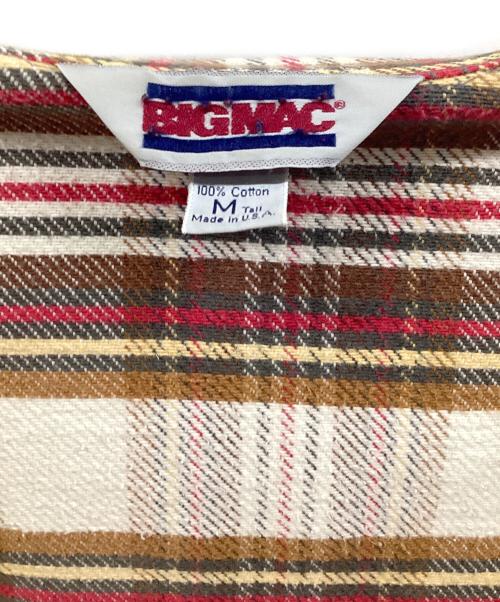 big mac（ビッグマック）big mac (ビッグマック) 長袖シャツ ブラウン サイズ:Mの古着・服飾アイテム