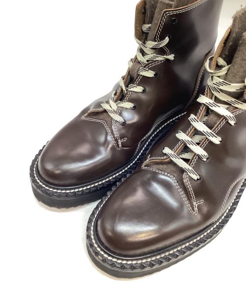 OAMC（オーエーエムシー）OAMC (オーエーエムシー) レースアップブーツ ブラウン サイズ:9 1/2の古着・服飾アイテム