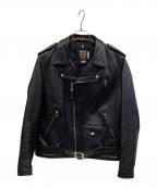 Schottショット）の古着「613UST ONESTAR TALL ライダースジャケット」｜ブラック