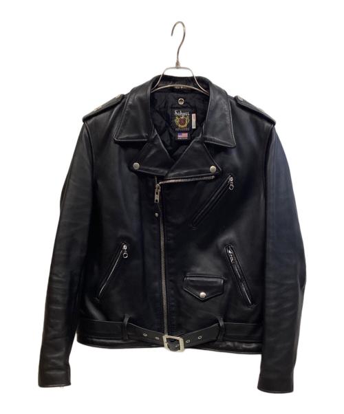 Schott（ショット）Schott (ショット) 613UST ONESTAR TALL ライダースジャケット ブラック サイズ:42の古着・服飾アイテム