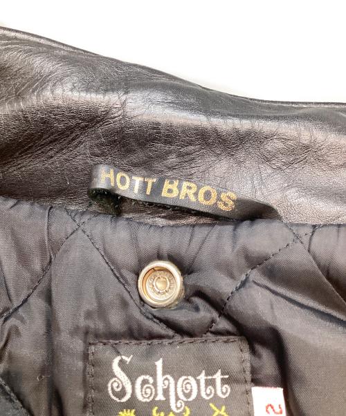 Schott（ショット）Schott (ショット) 613UST ONESTAR TALL ライダースジャケット ブラック サイズ:42の古着・服飾アイテム
