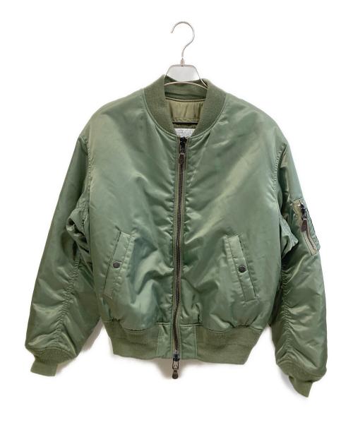 not lonely（ノット ロンリー）not lonely (ノット ロンリー) MA-1ジャケット グリーン サイズ:FREEの古着・服飾アイテム