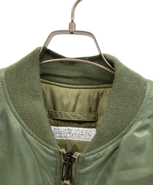 not lonely（ノット ロンリー）not lonely (ノット ロンリー) MA-1ジャケット グリーン サイズ:FREEの古着・服飾アイテム