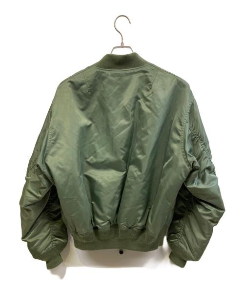 not lonely（ノット ロンリー）not lonely (ノット ロンリー) MA-1ジャケット グリーン サイズ:FREEの古着・服飾アイテム