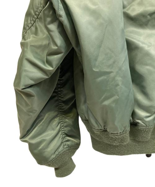 not lonely（ノット ロンリー）not lonely (ノット ロンリー) MA-1ジャケット グリーン サイズ:FREEの古着・服飾アイテム