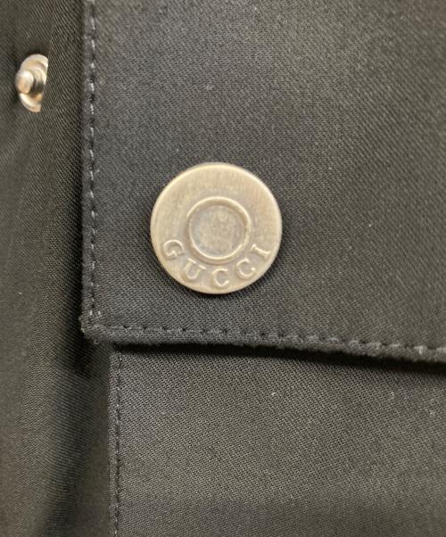 GUCCI（グッチ）GUCCI (グッチ) マルチポケットジャケット ブラック サイズ:40の古着・服飾アイテム
