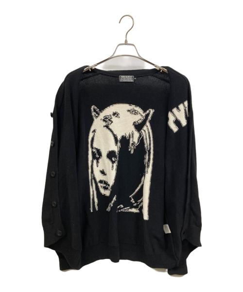 Hysteric Glamour（ヒステリックグラマー）Hysteric Glamour (ヒステリックグラマー) 厚手カーディガン ブラック サイズ:XLの古着・服飾アイテム