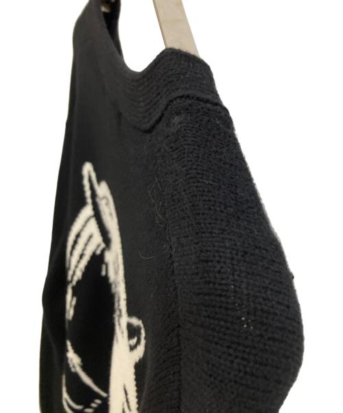 Hysteric Glamour（ヒステリックグラマー）Hysteric Glamour (ヒステリックグラマー) 厚手カーディガン ブラック サイズ:XLの古着・服飾アイテム